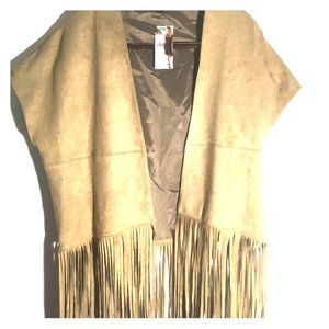 KAREN KANE FAUX SUEDE VEST